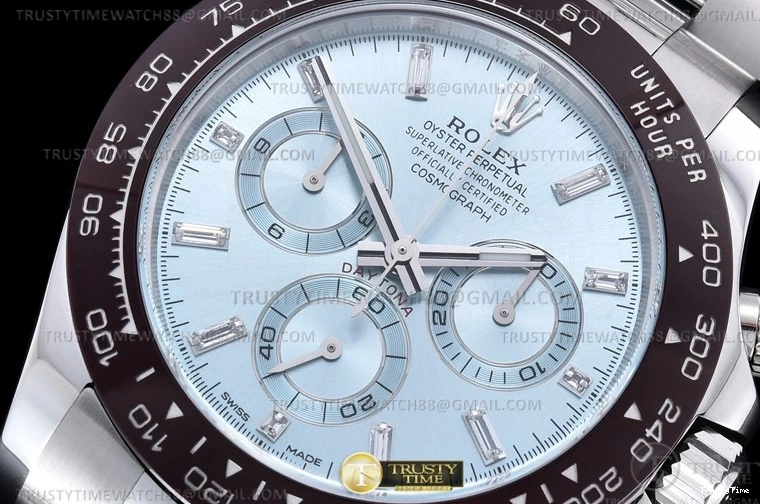 0711 ROLDYT0442 -Daytona 116500 904L Brn CER SS I-Blu Dia Clean A Sophisticated 958